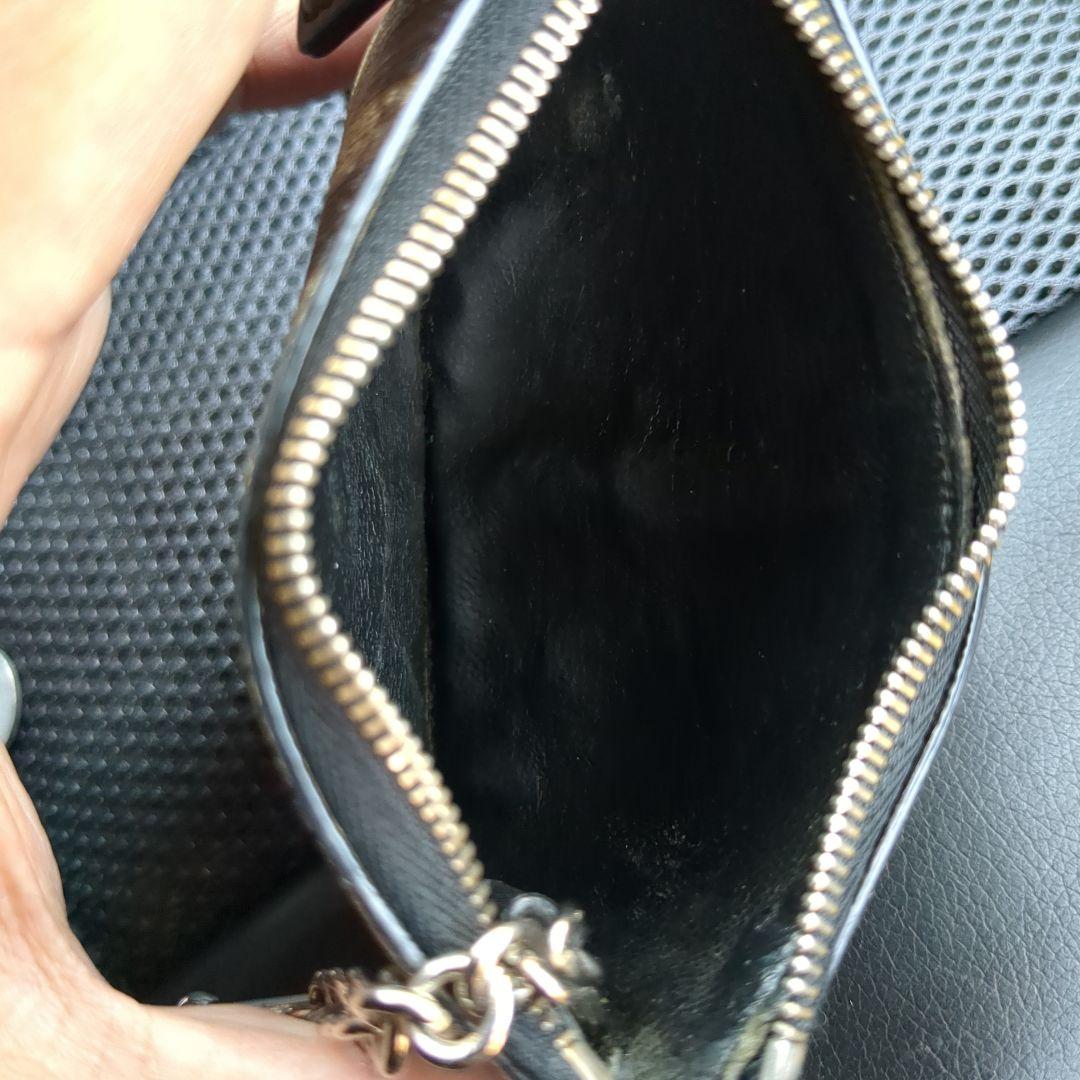 グッチ カレイド ケース GGスプリーム 総柄 チャーム グレー 黒美品