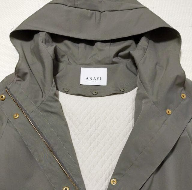 美品★ANAYI アナイ★ブライトツイルライナー付モッズコート