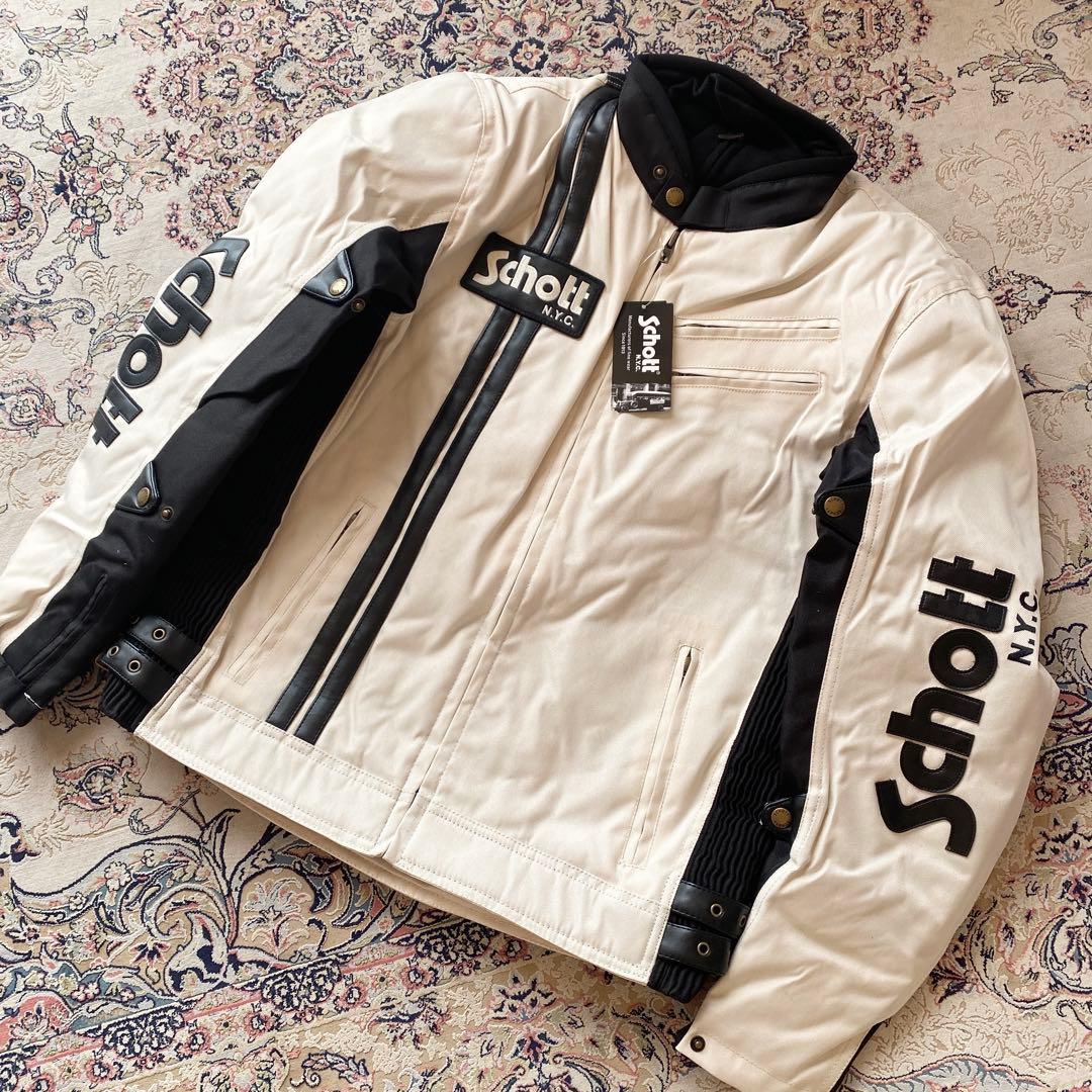 新品未使用Schott シングルライダースジャケット インナー脱着可能モデル！
