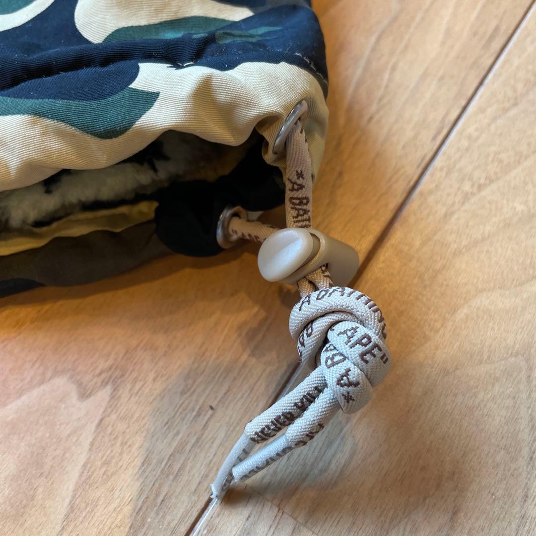 A BATHING APE カモフラ ハーフジップ ナイロンジャケット