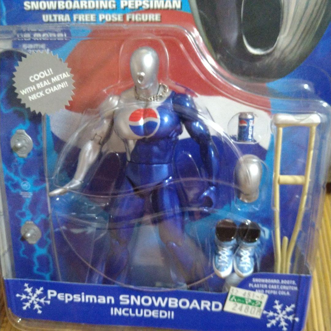 ペプシマン　 ブルー　ウルトラフリーポーズ　フィギュア