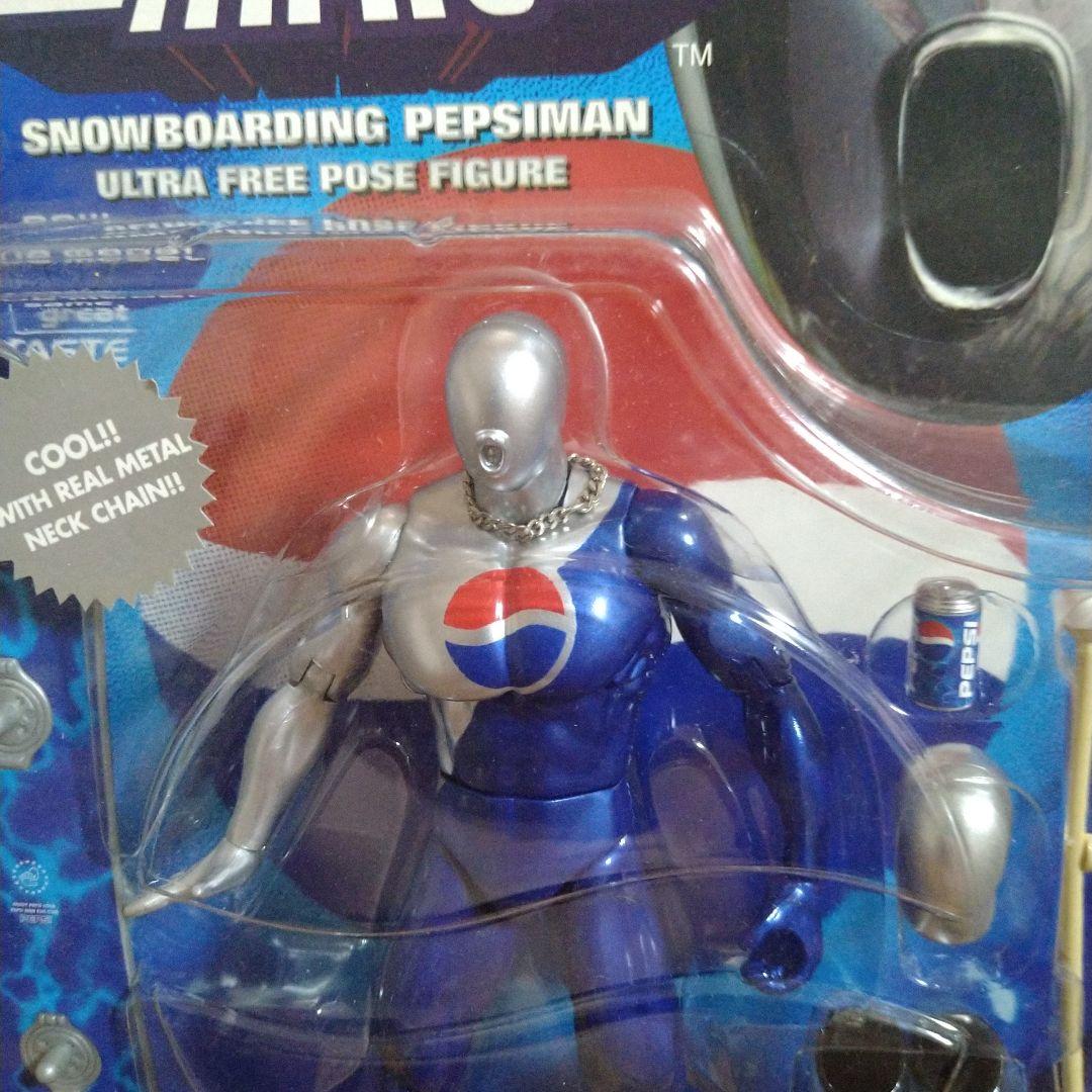 ペプシマン　 ブルー　ウルトラフリーポーズ　フィギュア