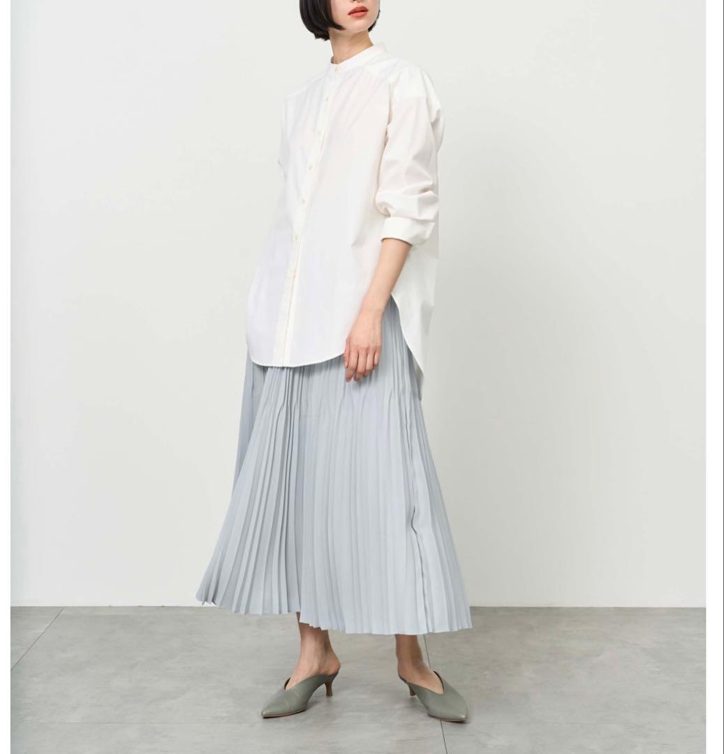 美品✨ ソージュ soeju バンドカラー　シャツ　オーバーサイズ　ホワイト