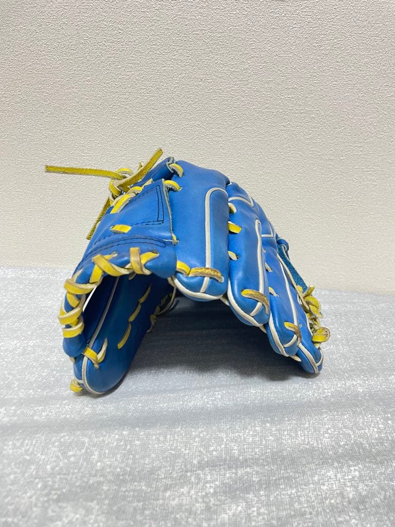 【週末限定値下げ】Mizuno 軟式野球オーダーグローブ 青