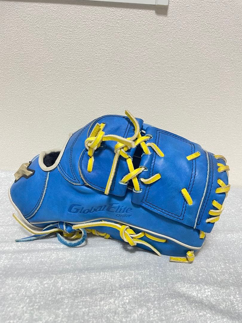 【週末限定値下げ】Mizuno 軟式野球オーダーグローブ 青
