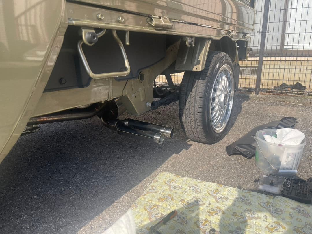 ハイゼットジャンワンオフマフラー