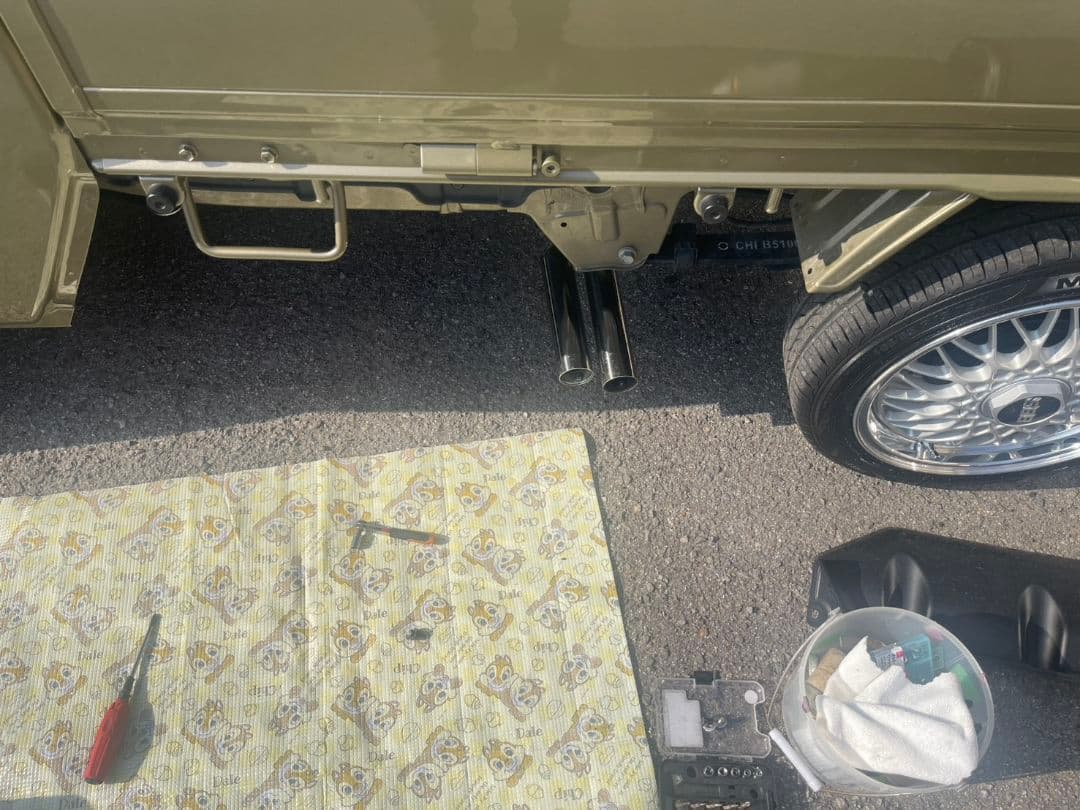 ハイゼットジャンワンオフマフラー