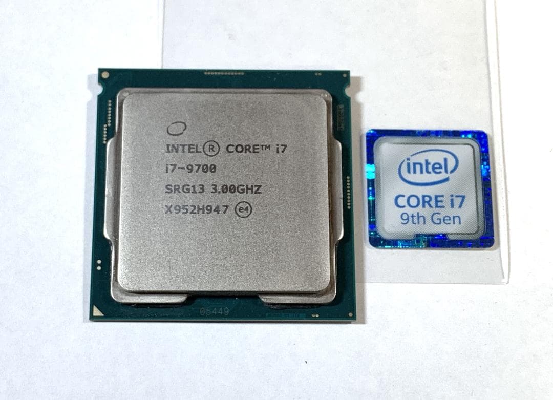 Core i7-9700 3.00GHz SRG13 LGA1151 第9世代