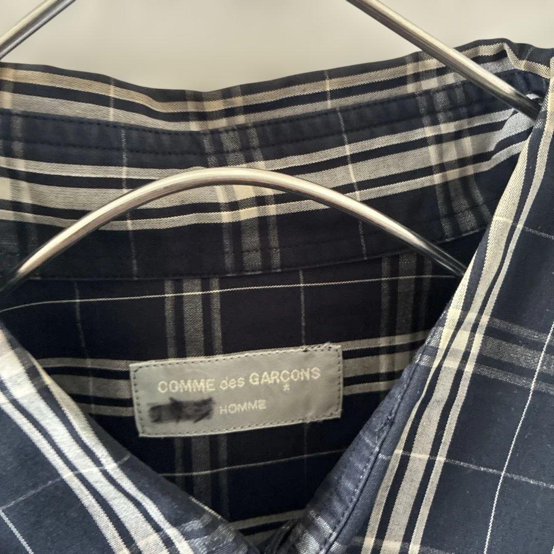 COMMEdeGARCONSHOMMEコムデギャルソンオム長袖チェックシャツL