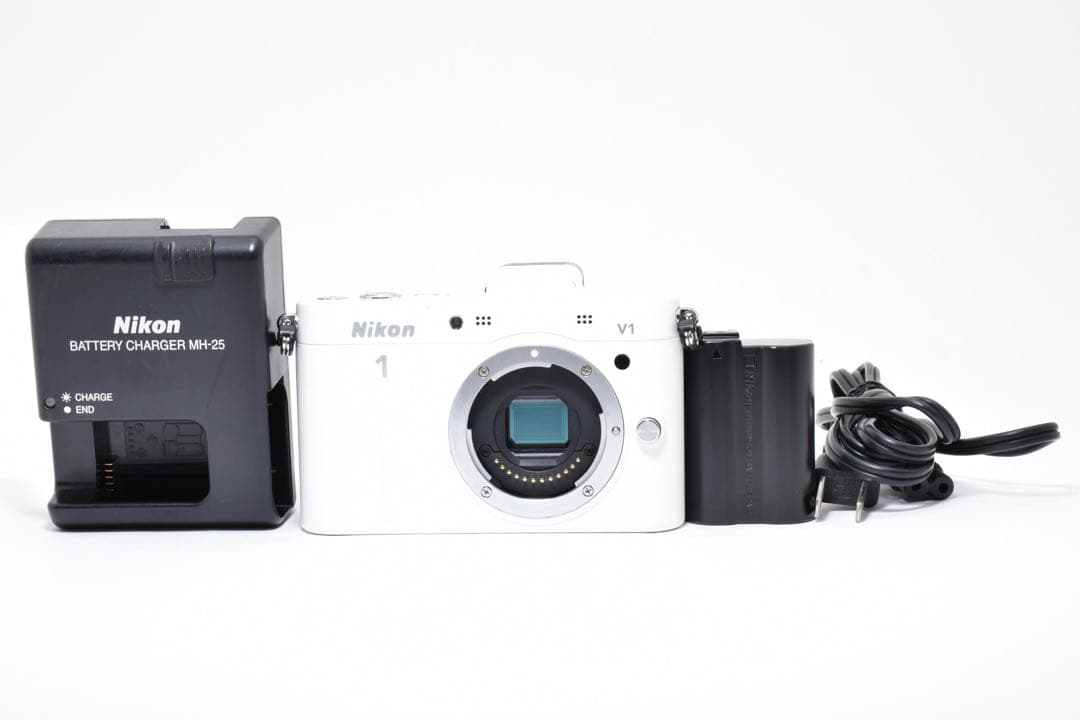 Nikon 1 V1 ホワイト ミラーレスカメラ
