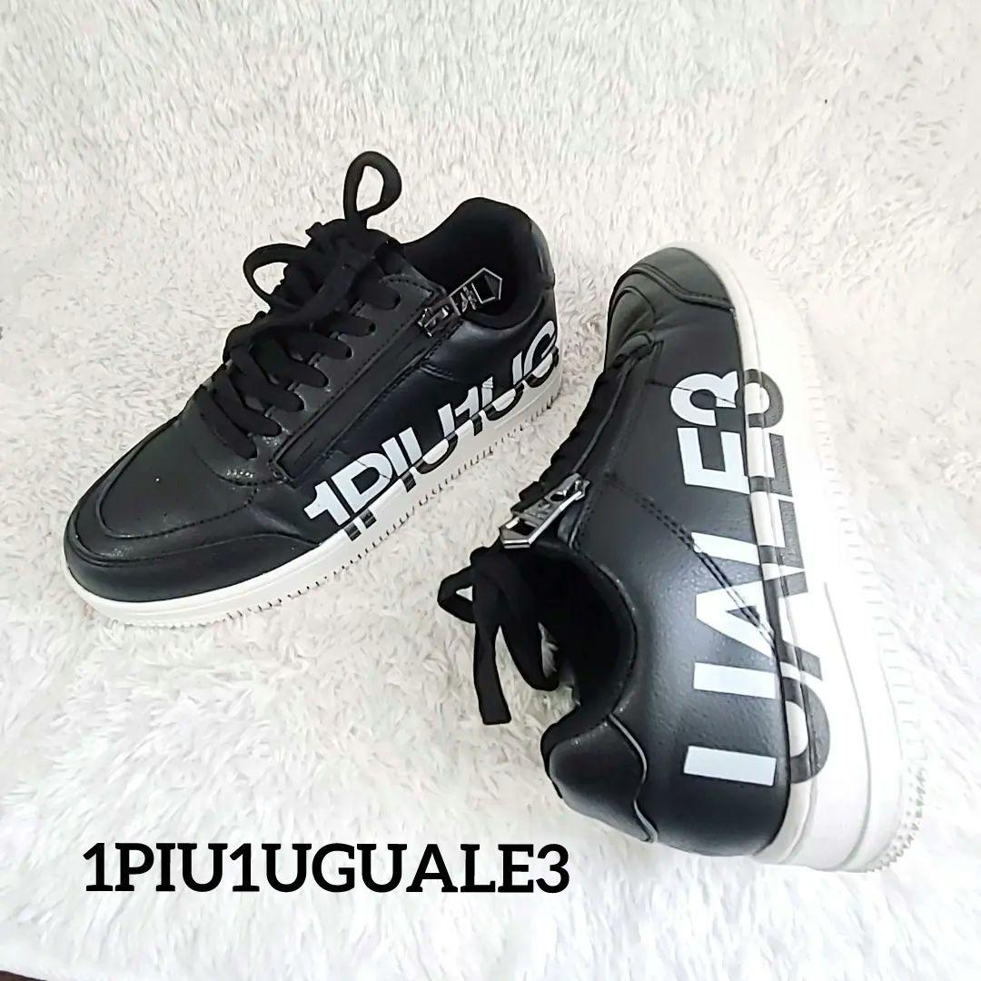 2024モデル ウノピゥウノウグァーレトレ ロゴ スニーカー サイドジップ