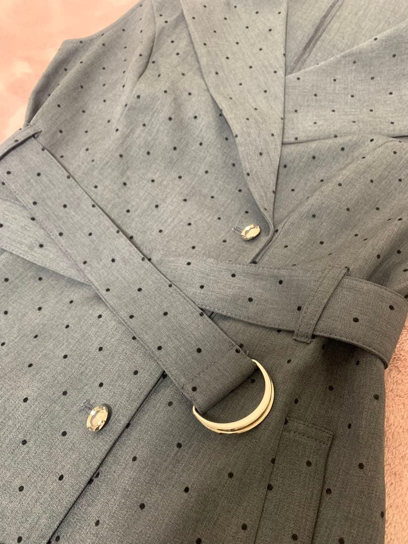 リリアンカラットヘムフレアジャケットミニワンピース