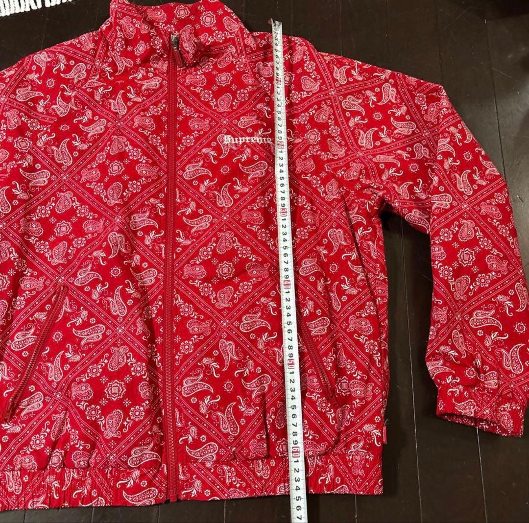 希少Supreme Bandana Track Jacket Redセットアップ