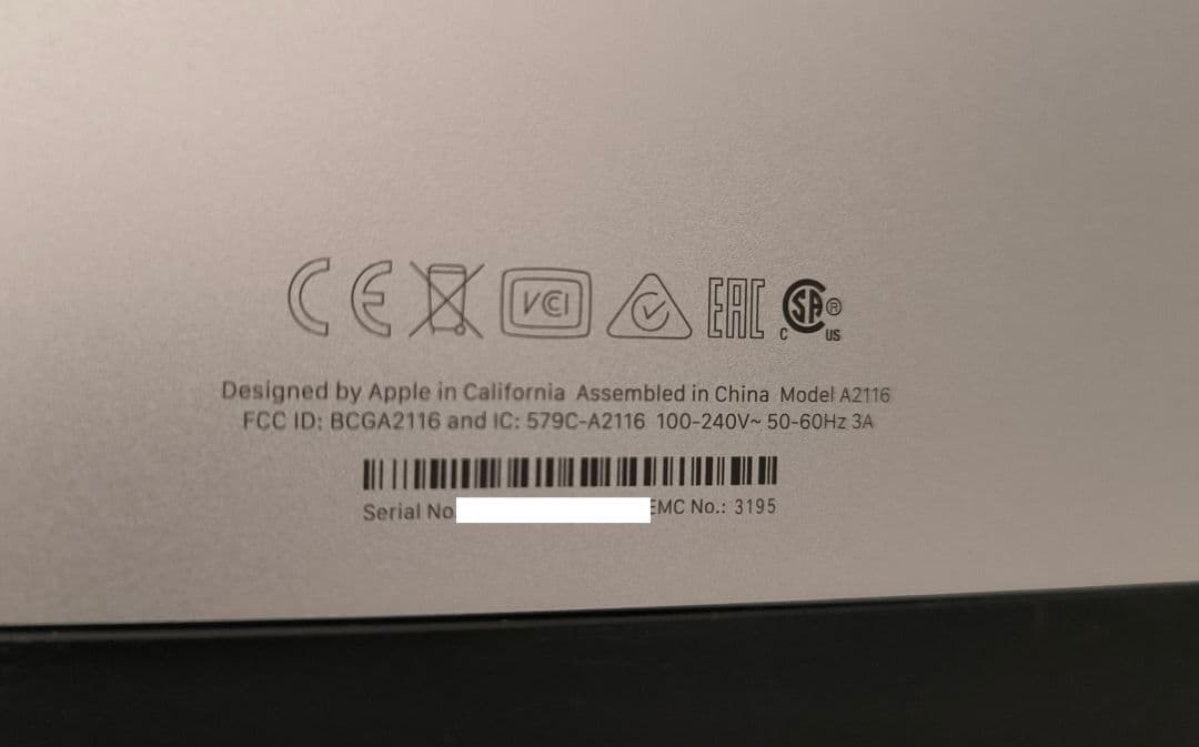 iMac 2019 21.5 メモリ32GB SSD1TB