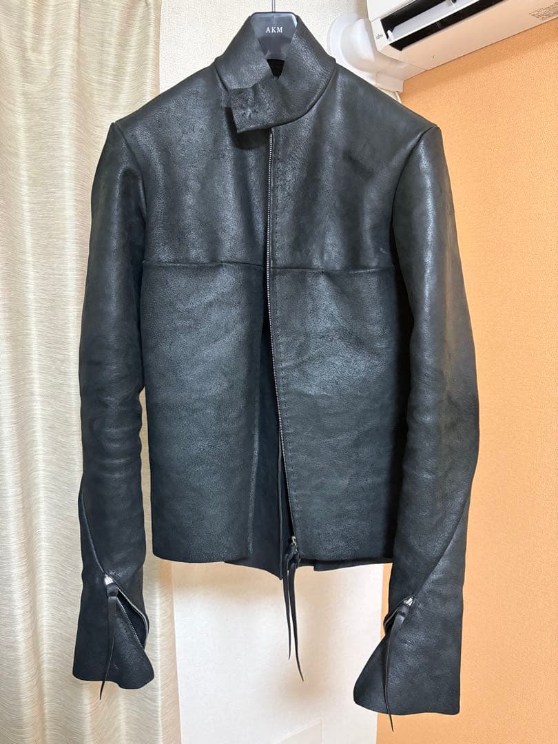 エムエークロスレザーライダースジャケット