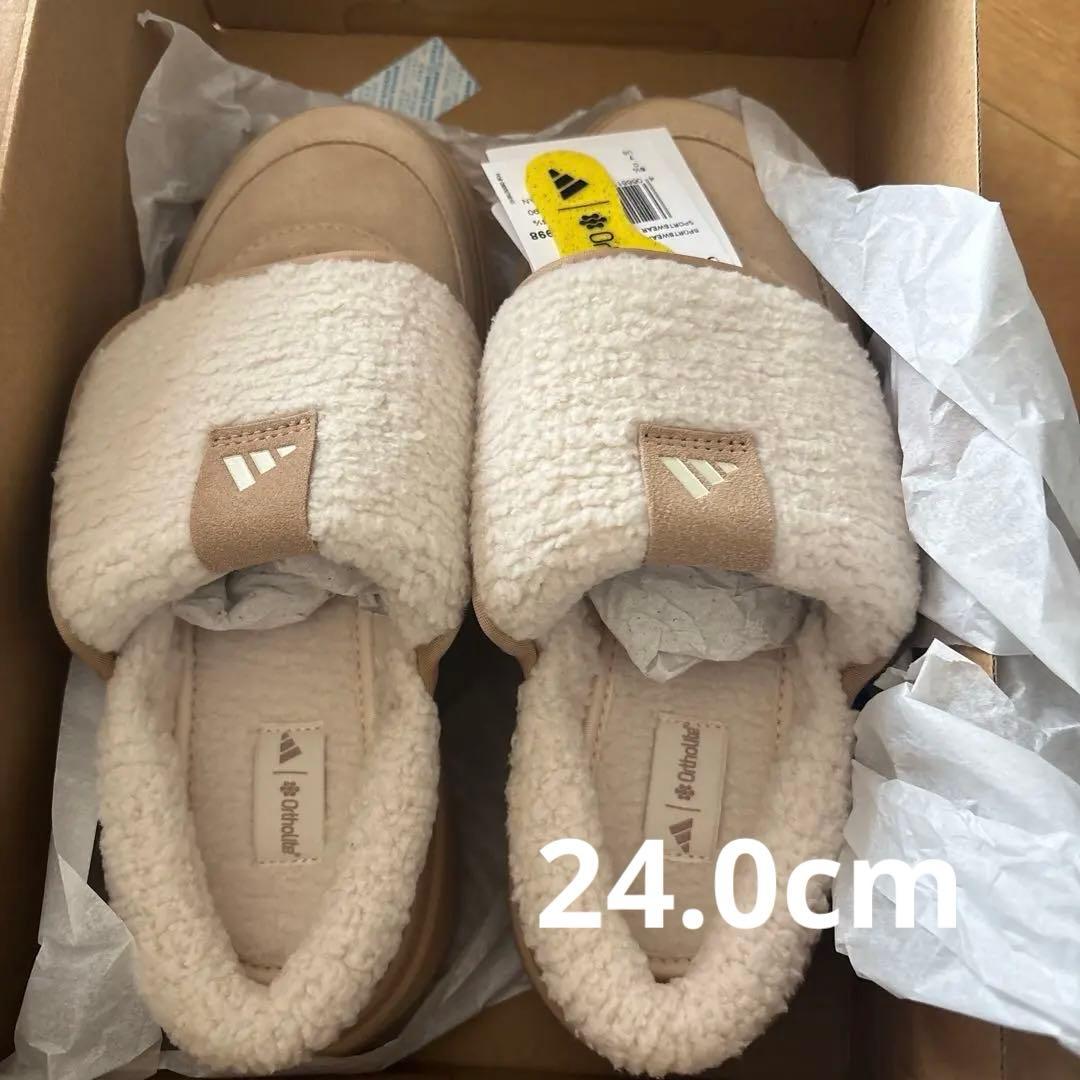 アディダス グランドコート ミュール サンド 24 GRAND COURT