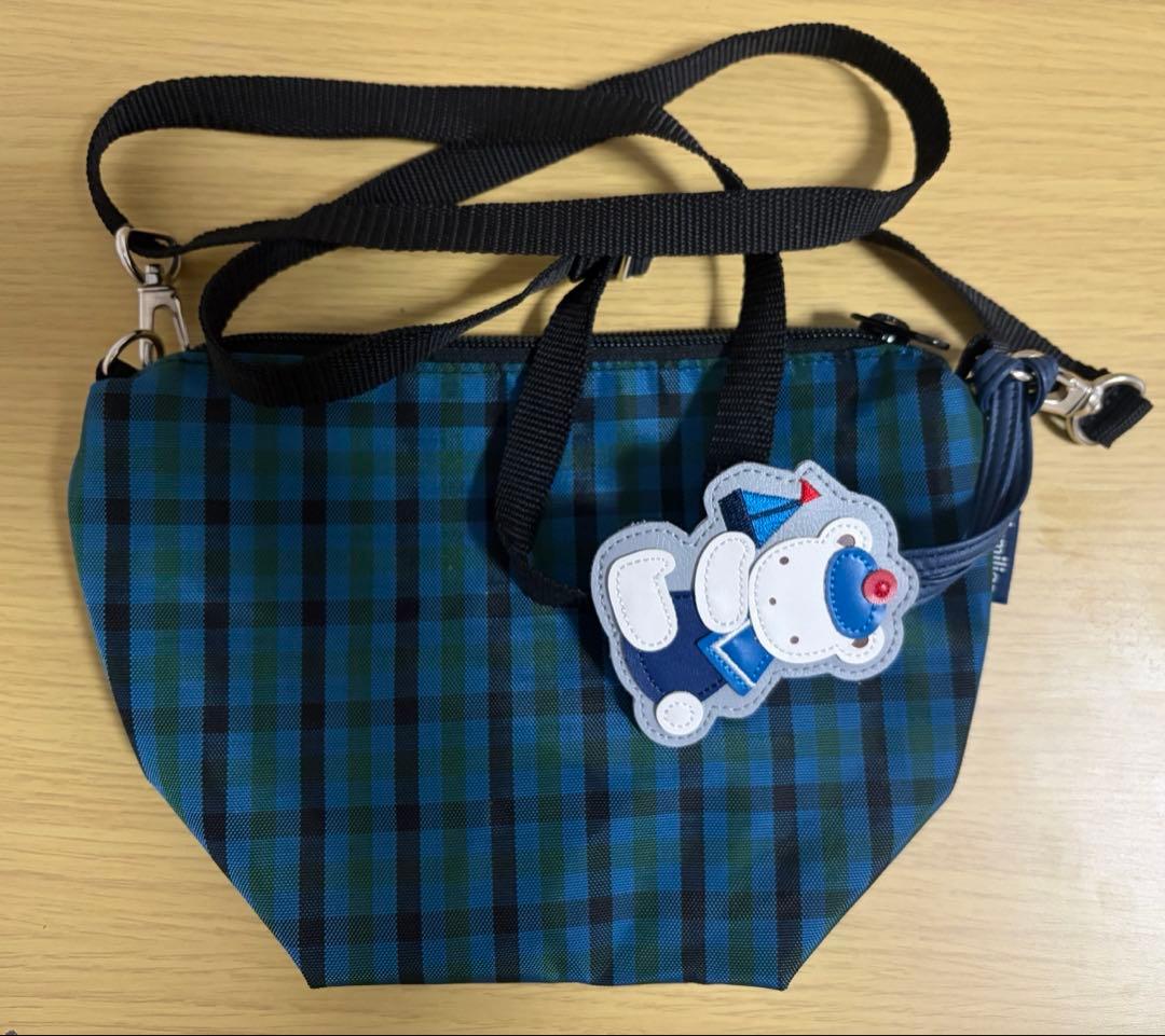 familiar チェック柄ポシェット