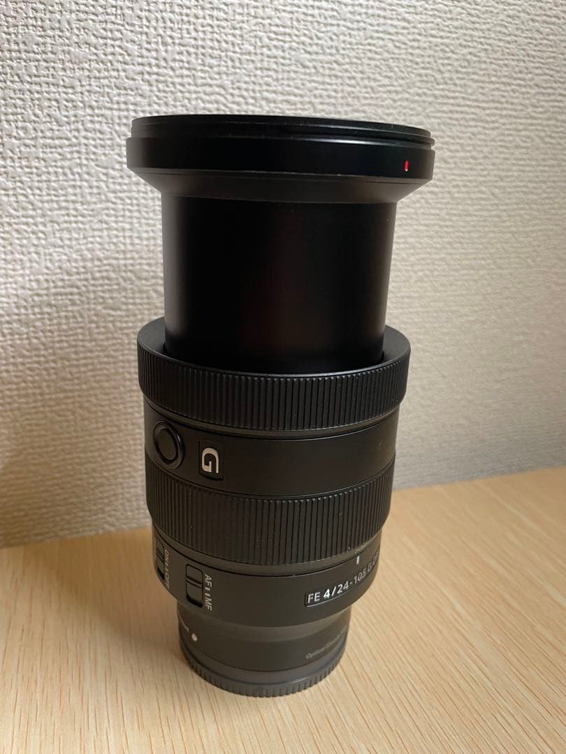 SONY FE24-105 F4 CPLフィルターとNDフィルター付き