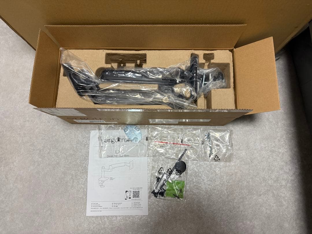 エルゴトロン LX モニターアーム マットブラック