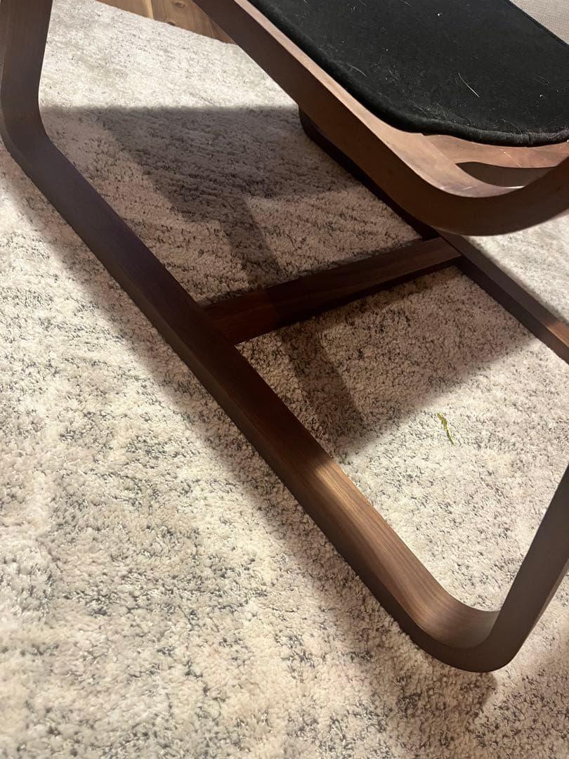 無印商品　シングルダイニングソファ　オーク