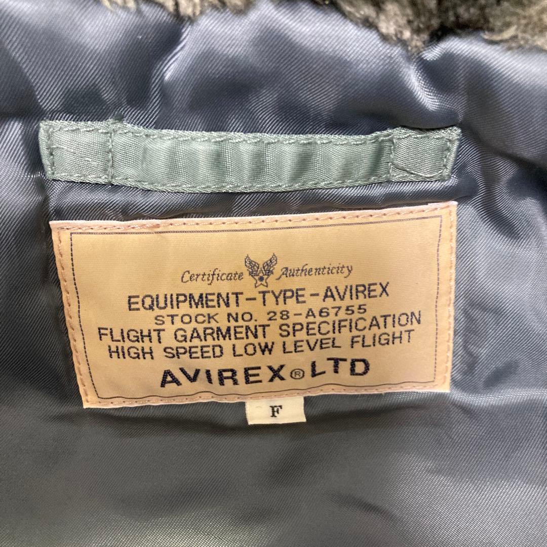 【希少】AVRIEX リアルファー N-3B バズリクソンズ アルファ フリー