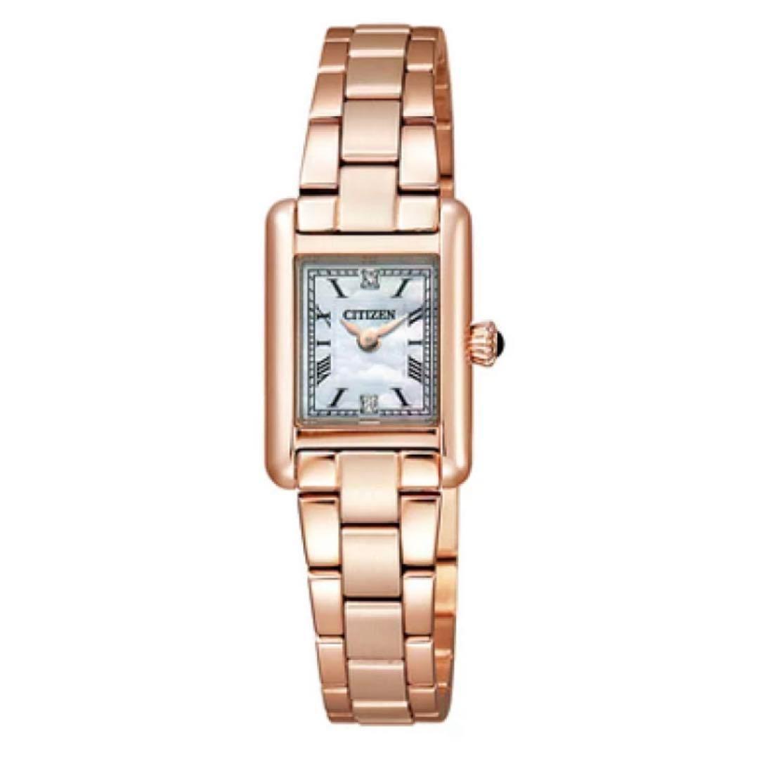 【コメント値引き済！！】kii シチズン エコドライブ ピンクゴールド ダイヤ
