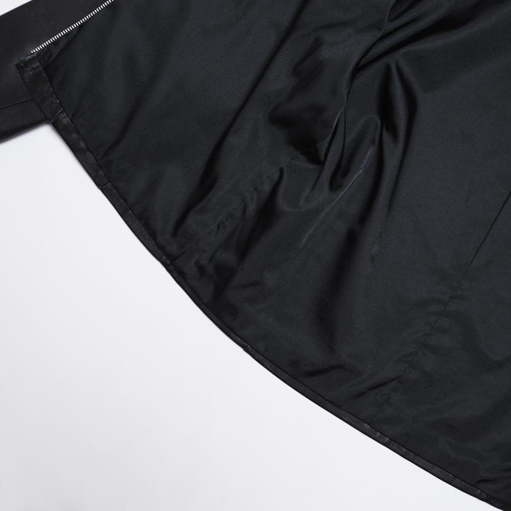 Karl Helmut ラムレザー トラッカージャケット オーバサイズ 黒 L