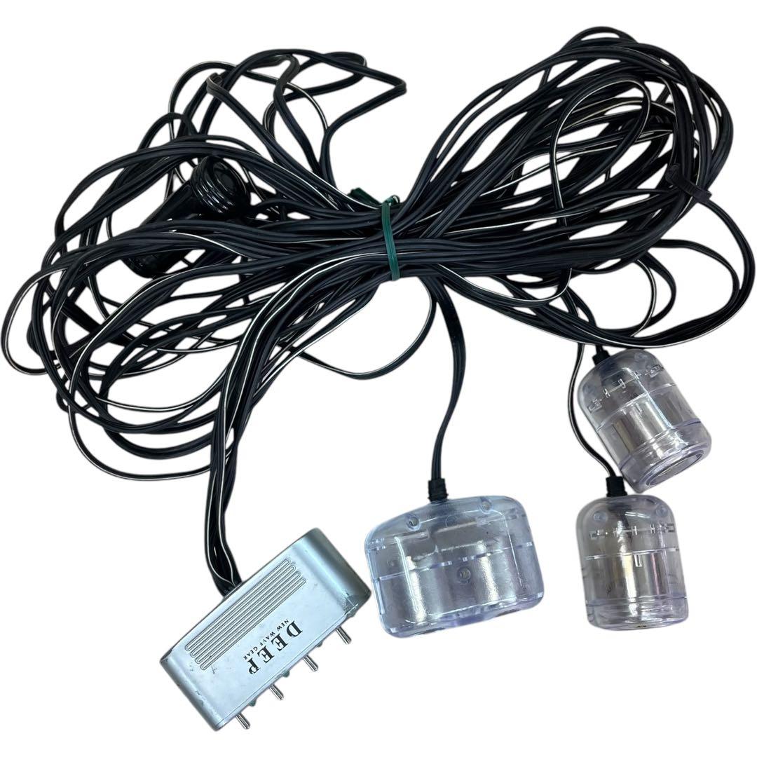 当時物 ネオン管 ブルー ピンク LEDスポット サウンドコントローラーセット