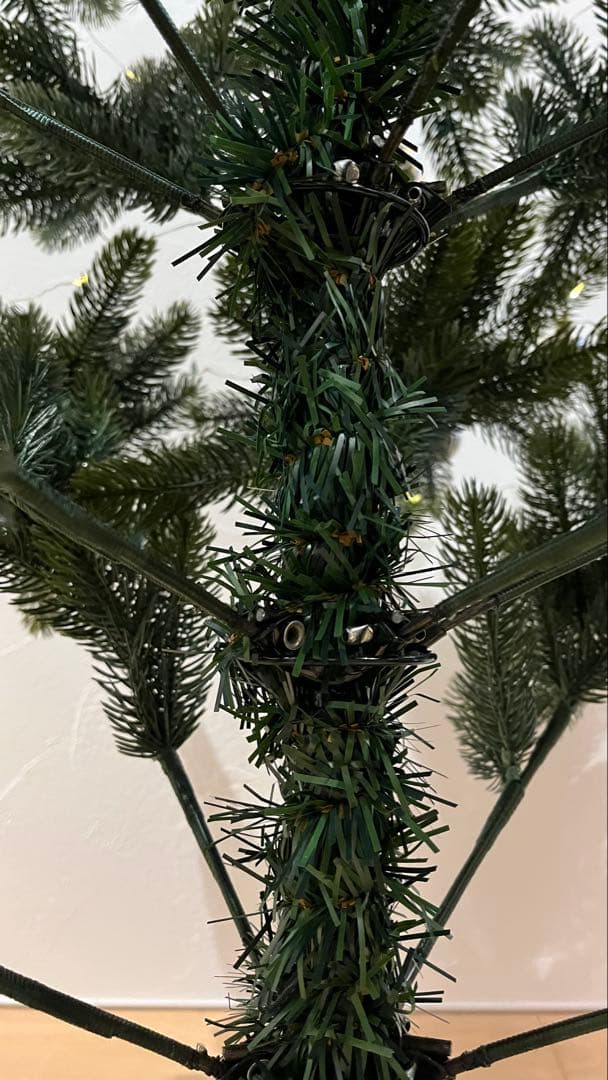 リュクス　Luxe クリスマスツリー　150センチ　オーナメント、収納袋付き