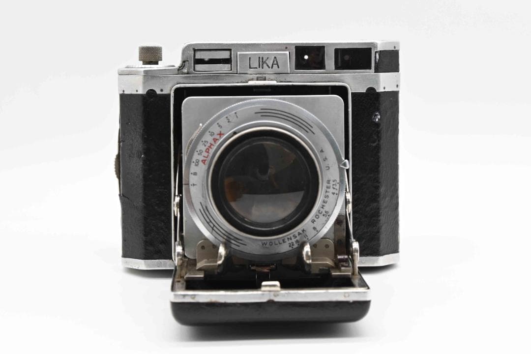 中判スプリングカメラ LIKA Wollensakレンズシャッター　試作機