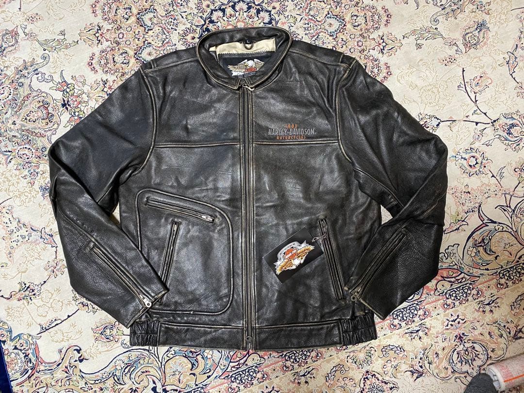 新品未使用Harley-Davidsonレザージャケット 訳あり在庫処分品！