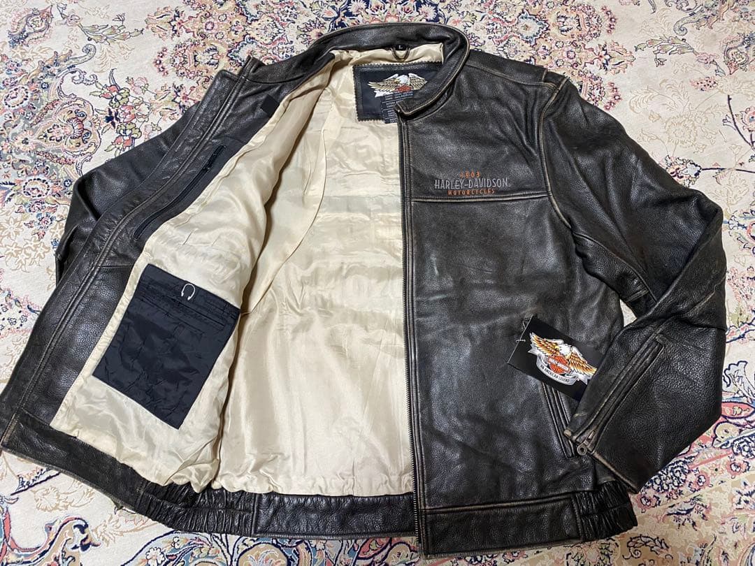 新品未使用Harley-Davidsonレザージャケット 訳あり在庫処分品！