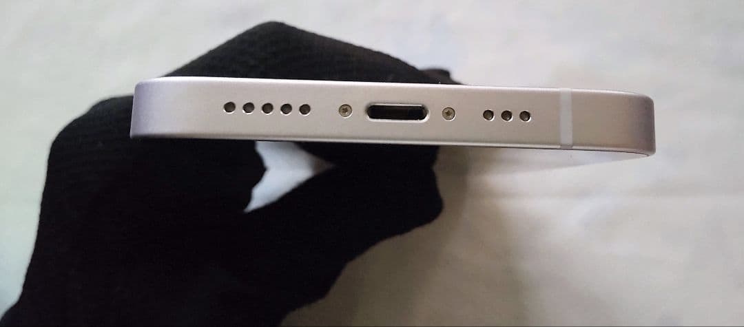 美品iPhone14 128GB パープル 充電ケーブル付き バッテリー91%