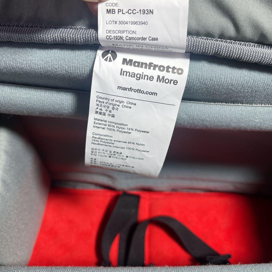 Manfrotto マンフロット ビデオケース　MB-PL-CC–193N