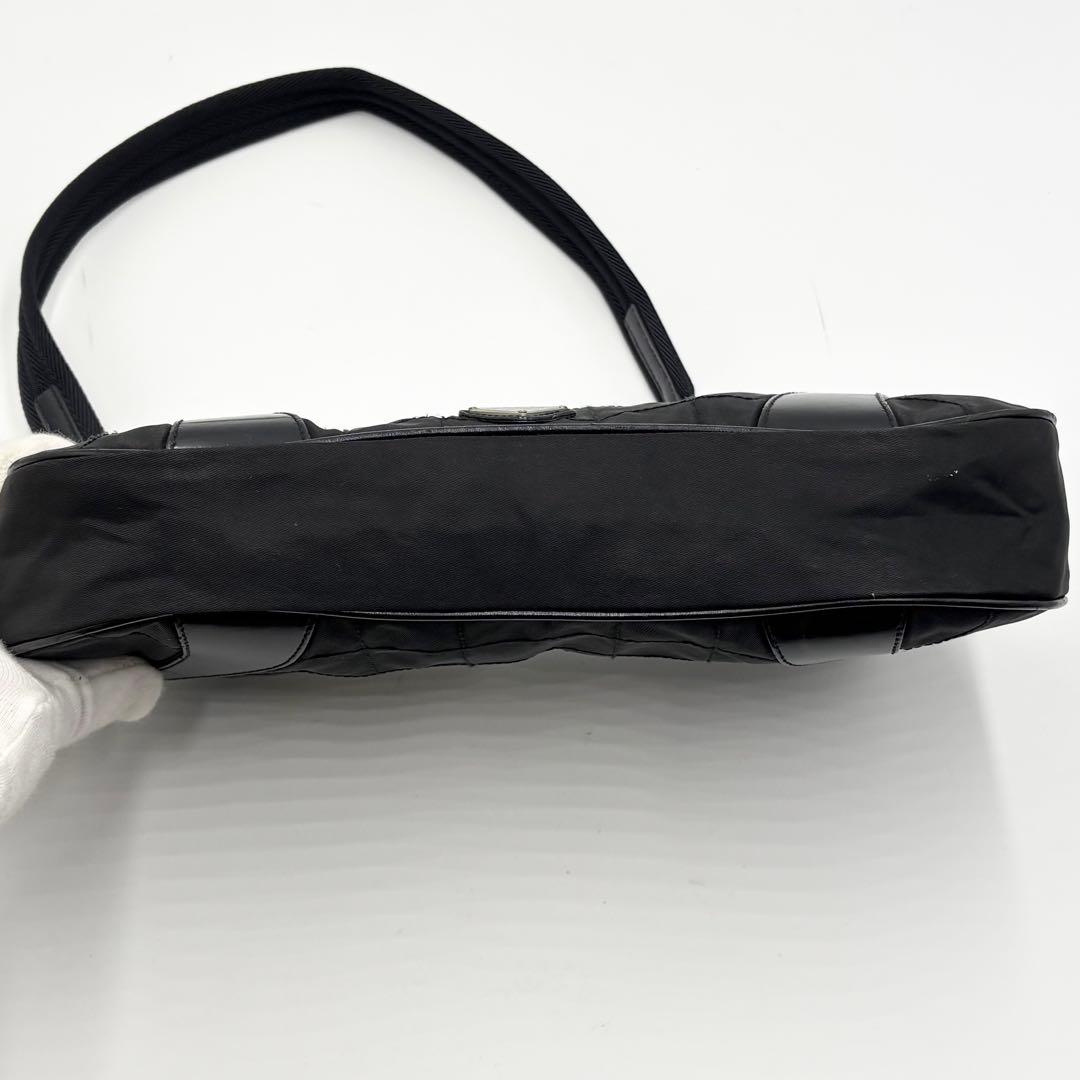 PRADA プラダ アーカイブ ワンショルダーバッグ レザー×ナイロン ロゴ