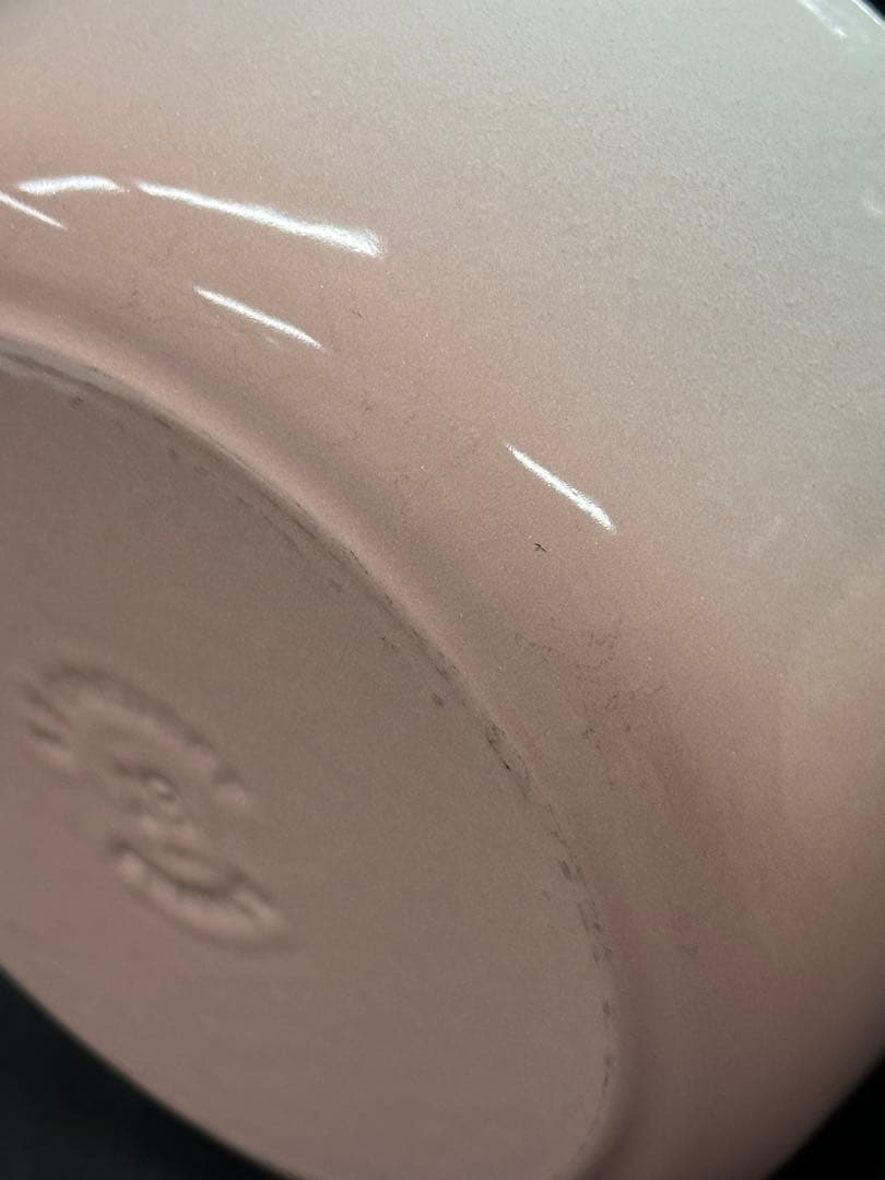 【USED美品】Le Creuset ココットロンド　ピンク　18cm