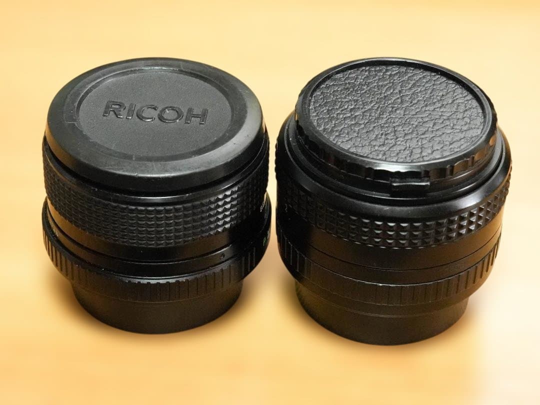 Rikenon P 50mm F2.0 & P 28mm F2.8 レンズ2本