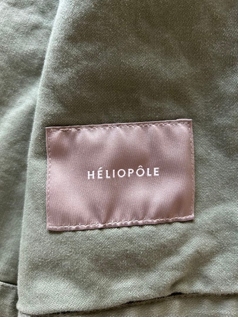 24SS HELIOPOLE エリオポール ミリタリーショートブルゾン