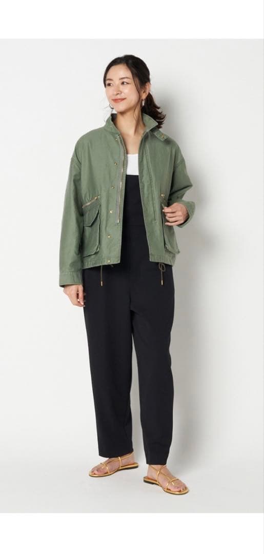 24SS HELIOPOLE エリオポール ミリタリーショートブルゾン