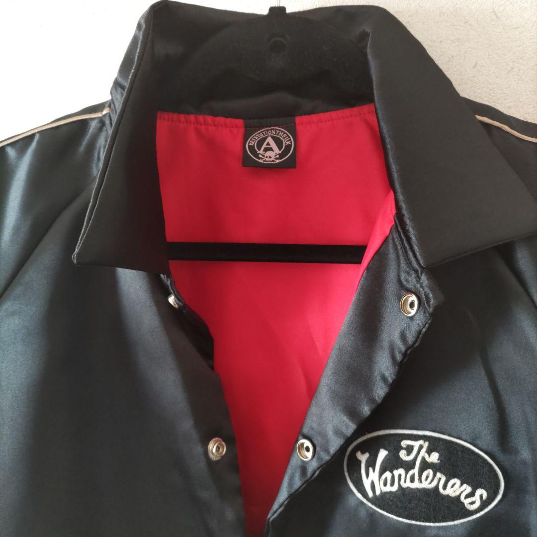 The Wanderers ブラック ナイロンジャケット