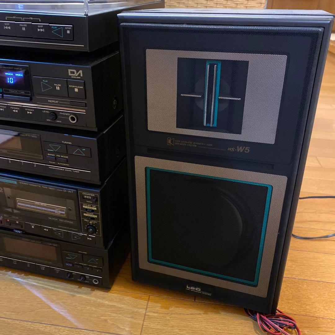 【Lo_D】CD   レコード　カセット　ラジオ　チューナー　スピーカー　セット