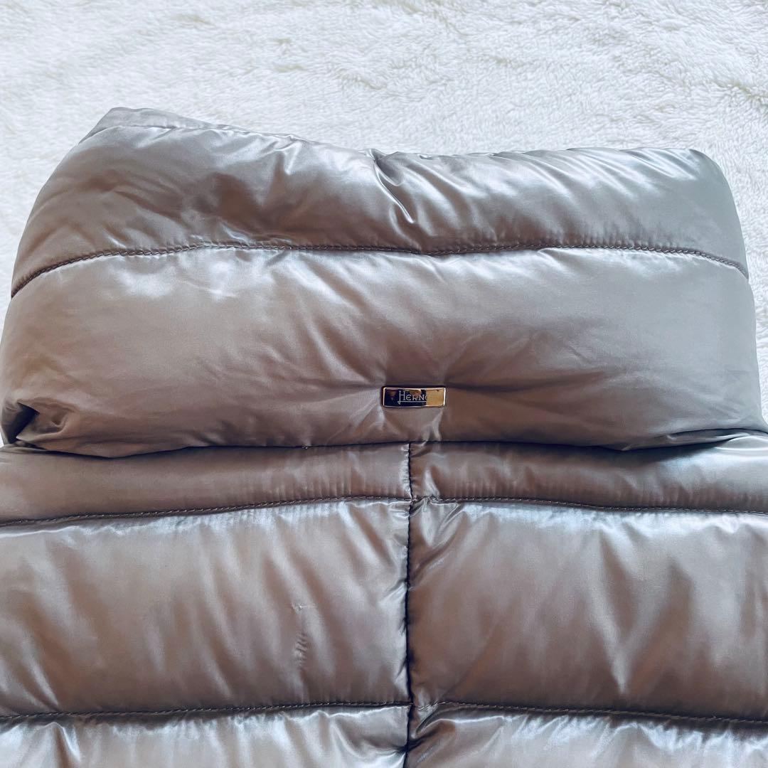 Herno ヘルノ 超軽量 ダウンジャケット 金ボタン 42