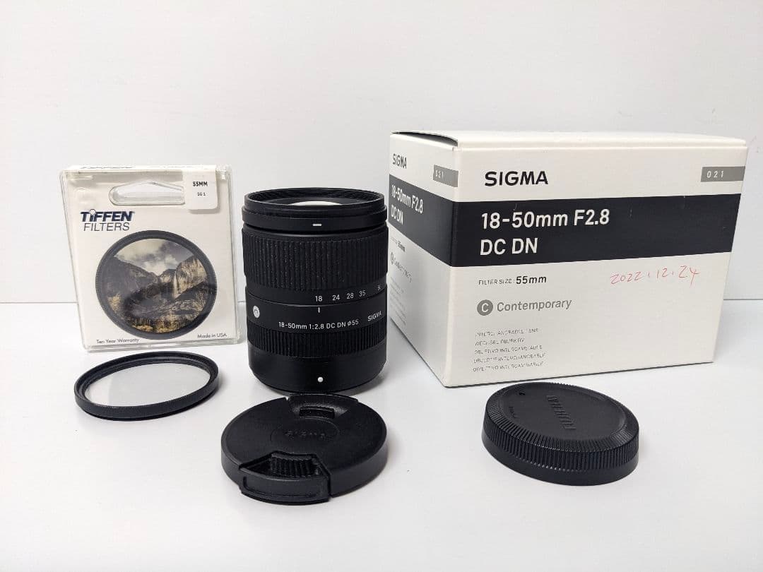 SIGMA 18-50 f2.8 DC DN ズームレンズ xマウントおまけ付