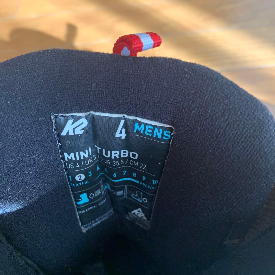 K2 MINI TURBO スノーボードブーツ　キッズ