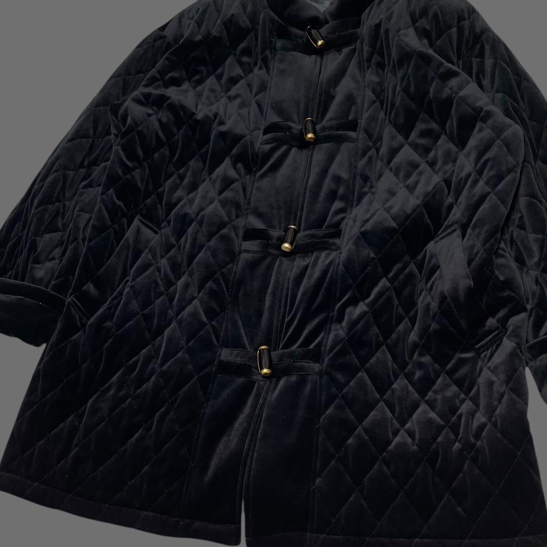 ジャケット・アウター Vintage velours quilting china jacket