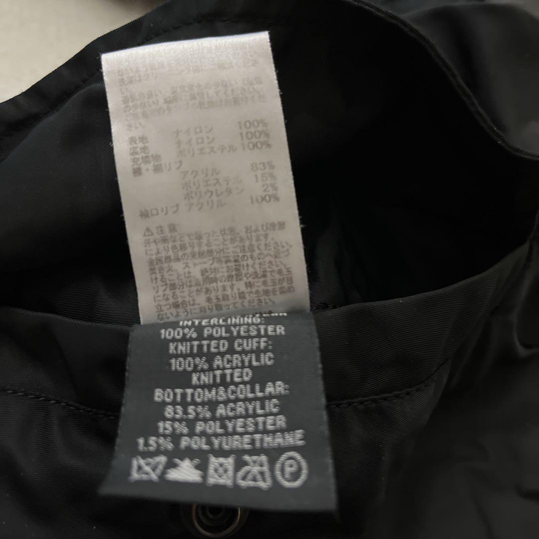 Alpha アルファMA-1 フライトジャケット リバーシブル ブラック短丈