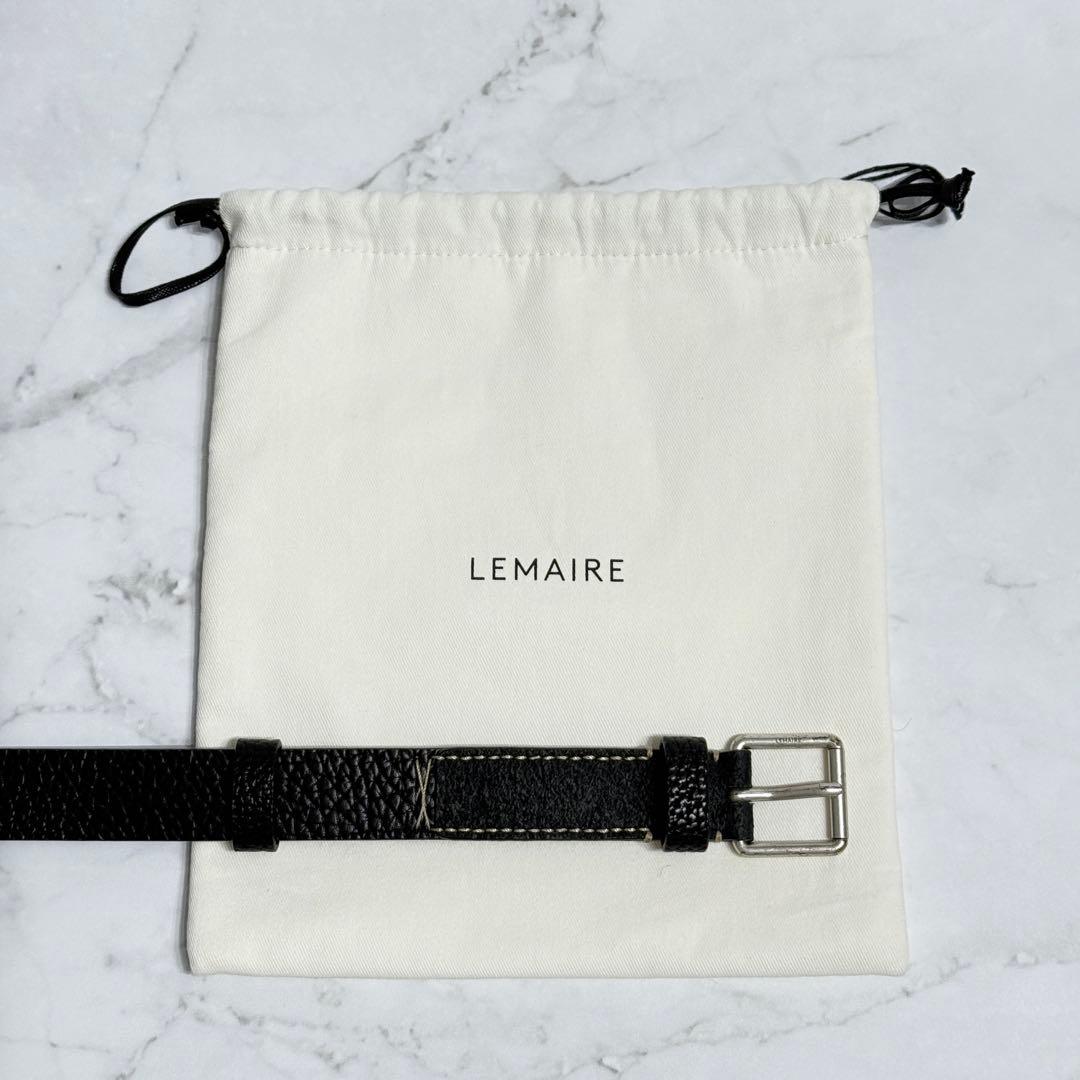 そ*ら様 LEMAIRE Rever sed belt 30mm サイズ:80