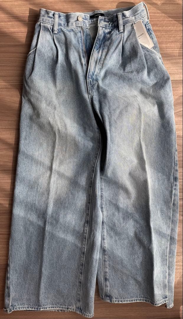 【未使用タグ付】JOURNAL STANDARD ワイドデニム36