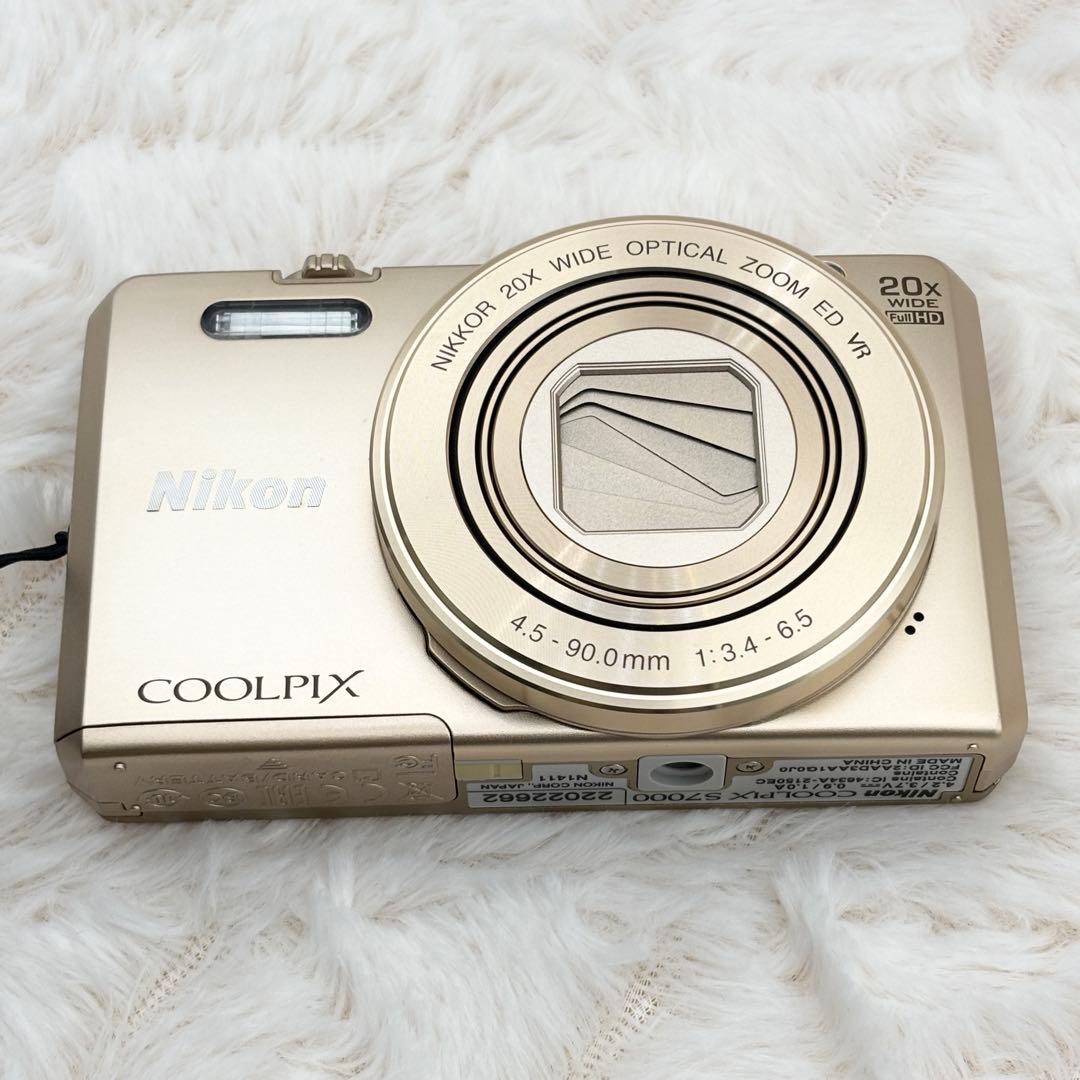 美品・動作良好✨ Nikon COOLPIX S7000 ゴールド Wi-Fi