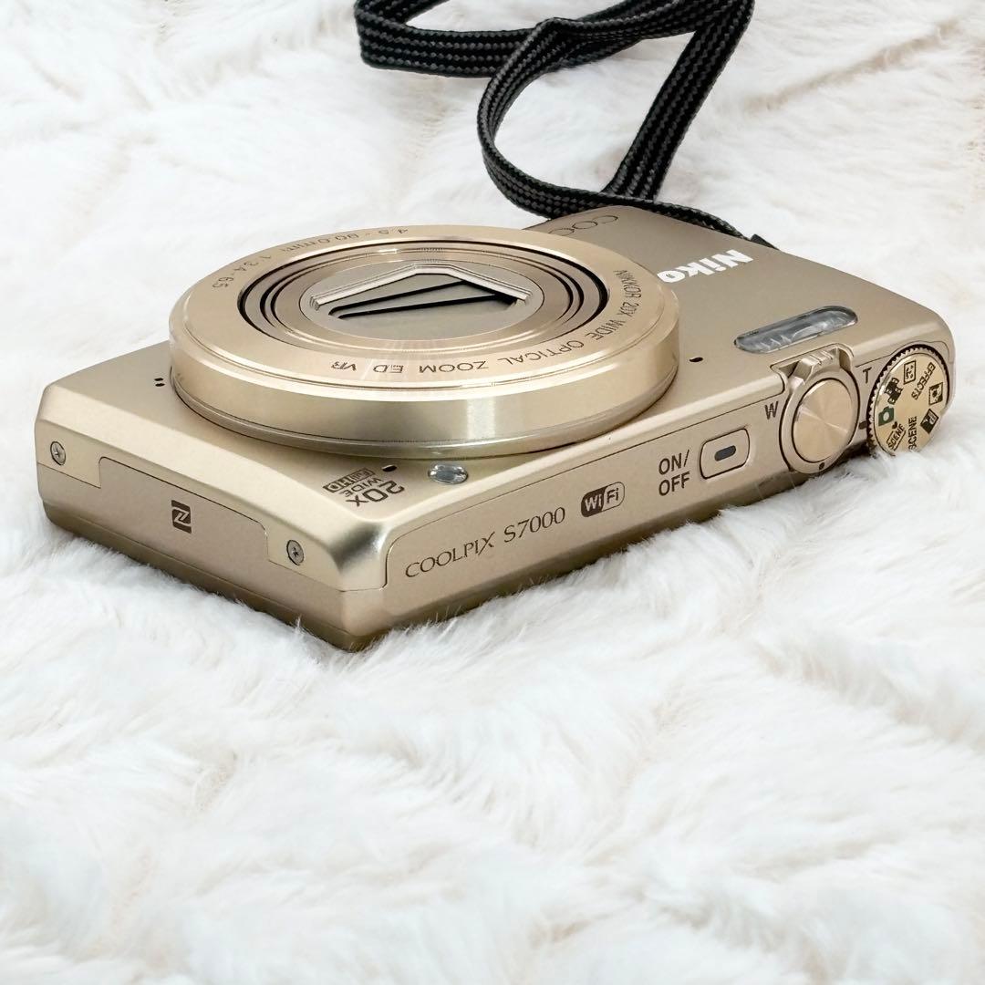 美品・動作良好✨ Nikon COOLPIX S7000 ゴールド Wi-Fi